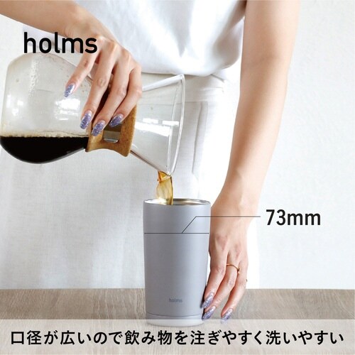 水筒 500ml holms ダークグレー