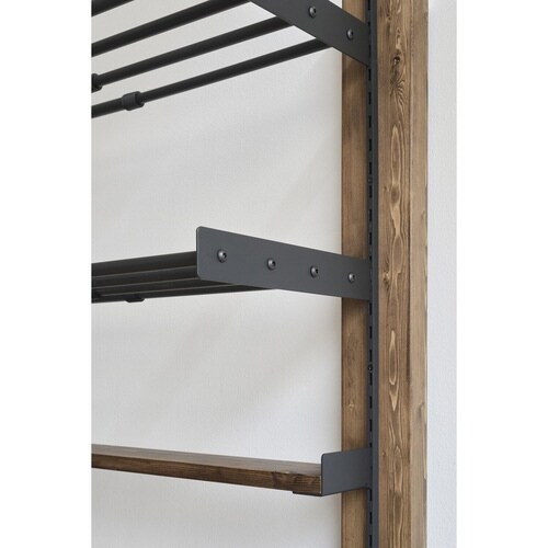 棚 伸縮ラック 50cm ラブリコ ブラック