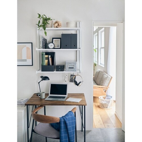 棚 伸縮ラック 70cm ラブリコ ホワイト