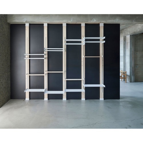 ハンガー 伸縮ハンガーバー 50cm ホワイト