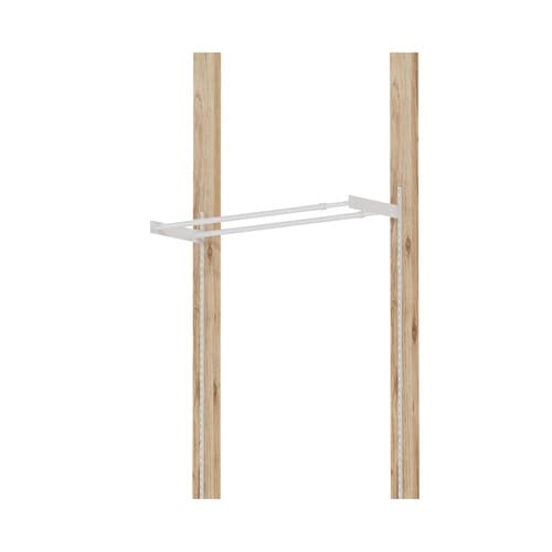 ハンガー 伸縮ハンガーバー 70cm ホワイト