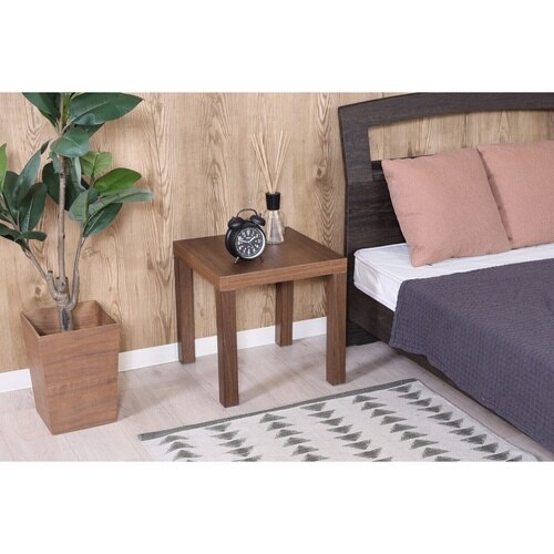 ミニテーブル スクエア ブラウン