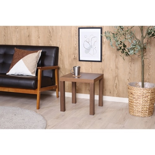 ミニテーブル スクエア ブラウン