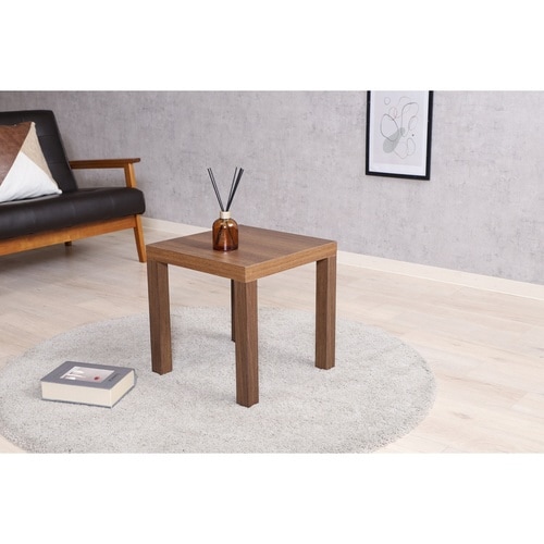 ミニテーブル スクエア ブラウン