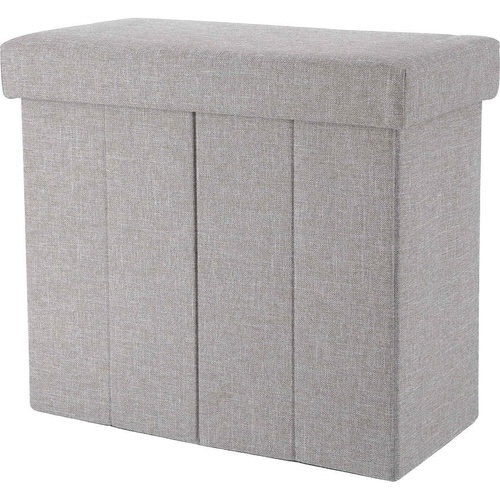 収納スツール スリムタイプ グレー