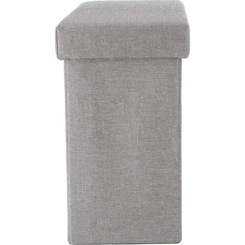 収納スツール スリムタイプ グレー