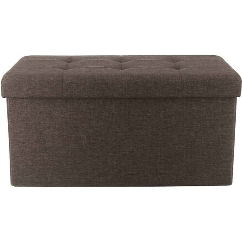 収納スツール ベンチタイプ チャコール