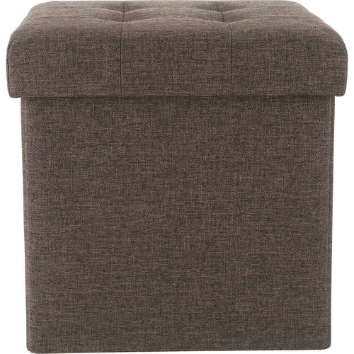 収納スツール 座面正方形タイプ チャコール