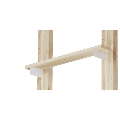 棚受 10cm ラブリコ アイアン ホワイト