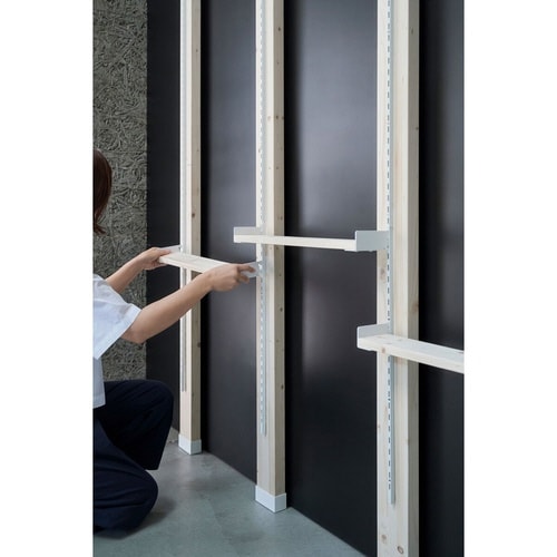 棚受 10cm ラブリコ アイアン ホワイト