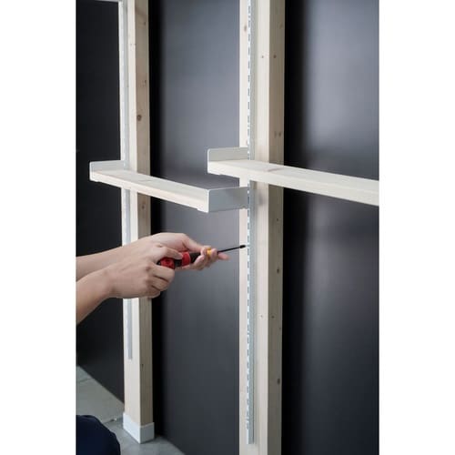 棚受 10cm ラブリコ アイアン ホワイト