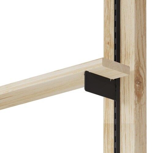 棚受 10cm ラブリコ アイアン ブラック