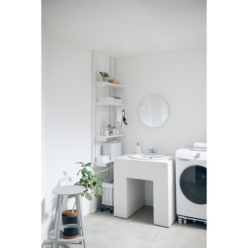 棚受 19cm ラブリコ アイアン ホワイト