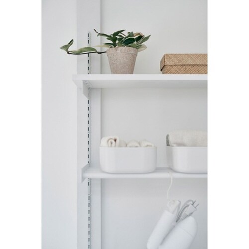 棚受 19cm ラブリコ アイアン ホワイト