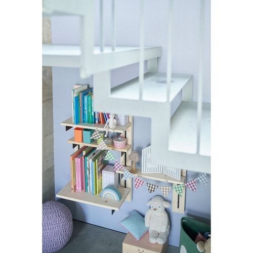 棚受 19cm ラブリコ アイアン ブラック