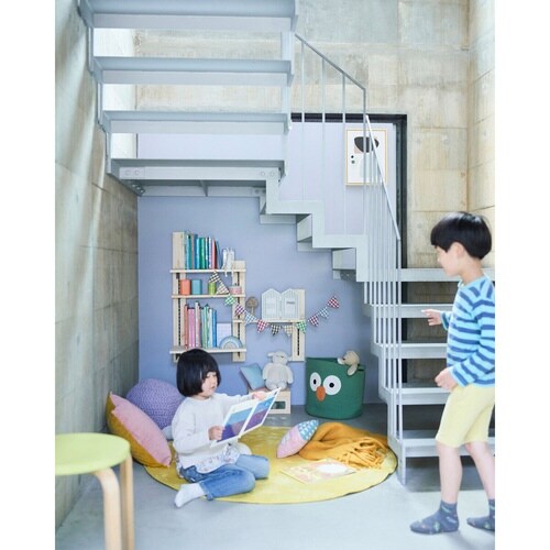 レール 30cm ラブリコ 棚 壁面収納 ブラック