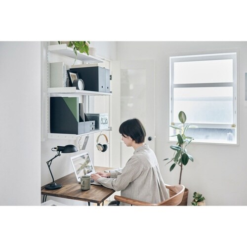 レール 90cm ラブリコ 棚 壁面収納 ホワイト