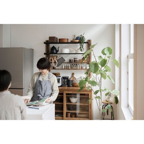 レール 90cm ラブリコ 棚 壁面収納 ブラック