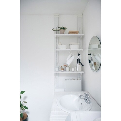 レール 120cm ラブリコ 棚 ホワイト