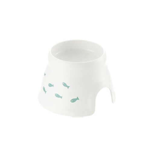 フードボウル こぼれにくい 脚付キャットディッシュ