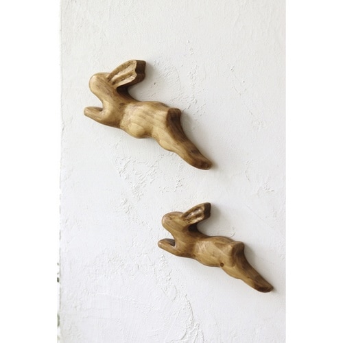 ナインマーケ パイン ラビットオブジェ 2個セット