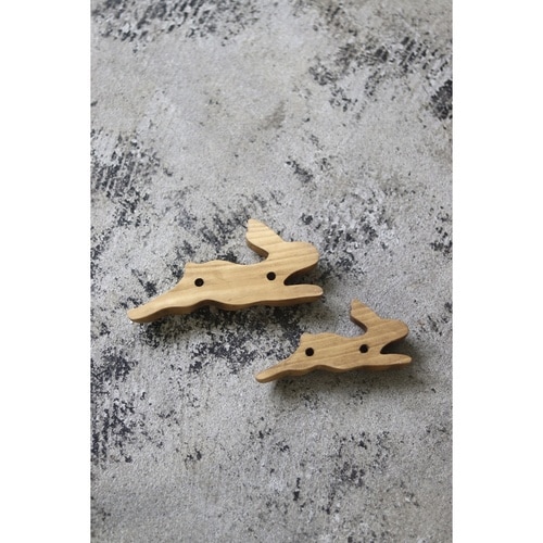 ナインマーケ パイン ラビットオブジェ 2個セット