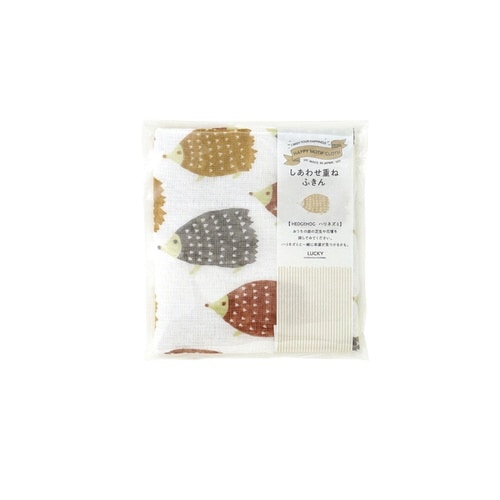 ふきん ハッピーモチーフ ハリネズミ