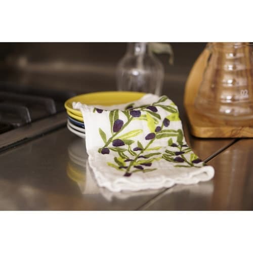 ふきん ハッピーモチーフ オリーブ