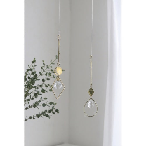 インブルーム ブラス&ガラス オーナメント ダイヤ