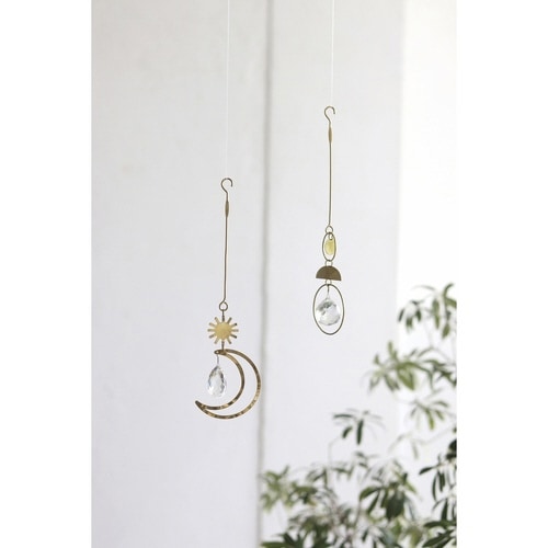 インブルーム ブラス&ガラス オーナメント ムーン