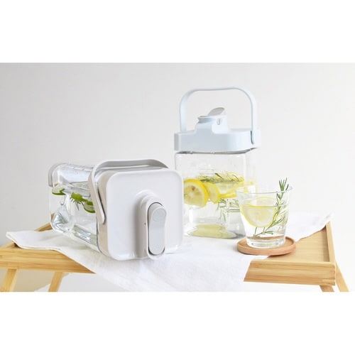 冷水筒 2.3L 横置きウォータージャグ グレー