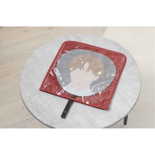 うちわ 収納 推し活 うちわケース 1枚用 レッド