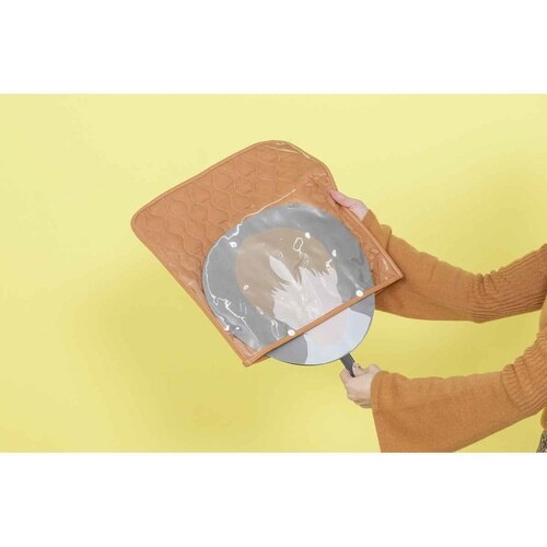 うちわ 収納 推し活 うちわケース オレンジ