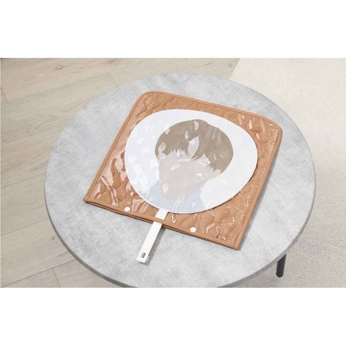 うちわ 収納 推し活 うちわケース オレンジ