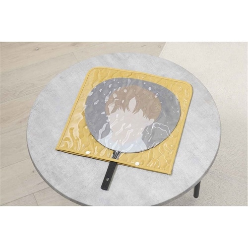 うちわ 収納 推し活 うちわケース イエロー