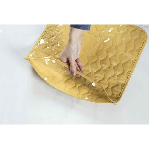 うちわ 収納 推し活 うちわケース イエロー