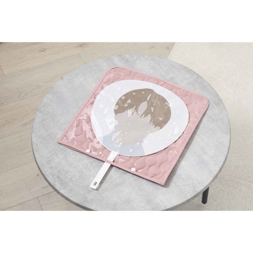 うちわ 収納 推し活 うちわケース 1枚用 ピンク