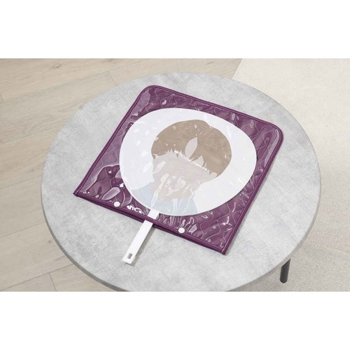 うちわ 収納 推し活 うちわケース パープル