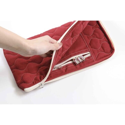 ペンライトケース 推し活 3本用 レッド