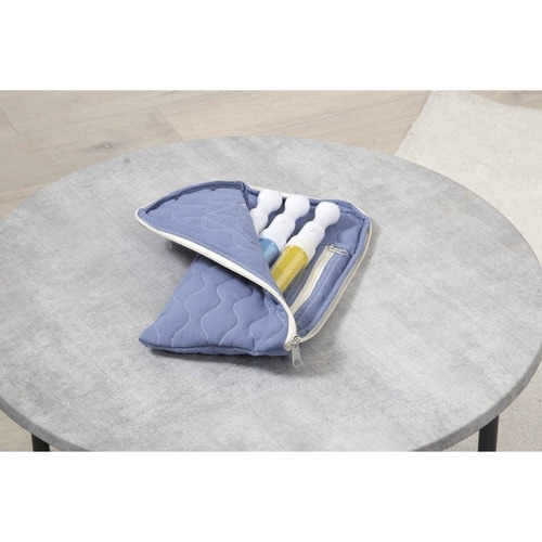 ペンライトケース 推し活 3本用 ブルー