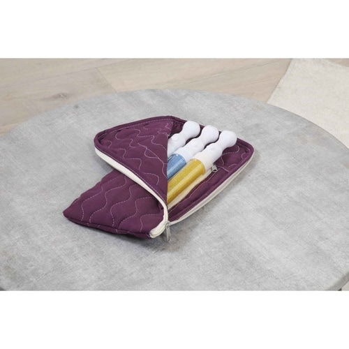 ペンライトケース 推し活 3本用 パープル