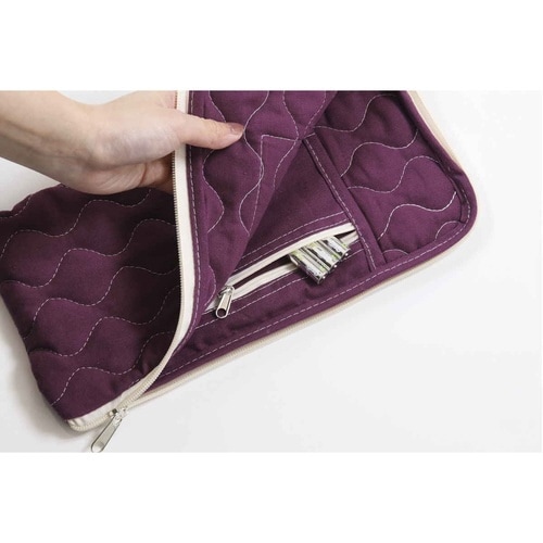 ペンライトケース 推し活 3本用 パープル