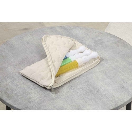 ペンライトケース 推し活 3本用 アイボリー