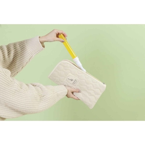 ペンライトケース 推し活 3本用 アイボリー