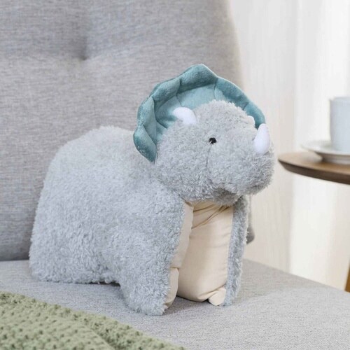 【ひるおびで紹介】ぬいぐるみ 枕 トリケラトプス