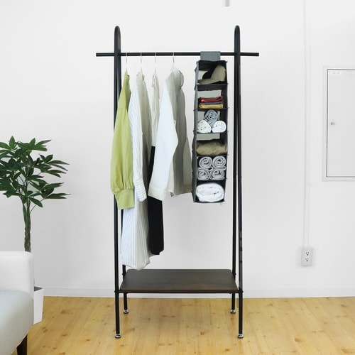 吊り下げ収納 ハンギングラック スリム 6段