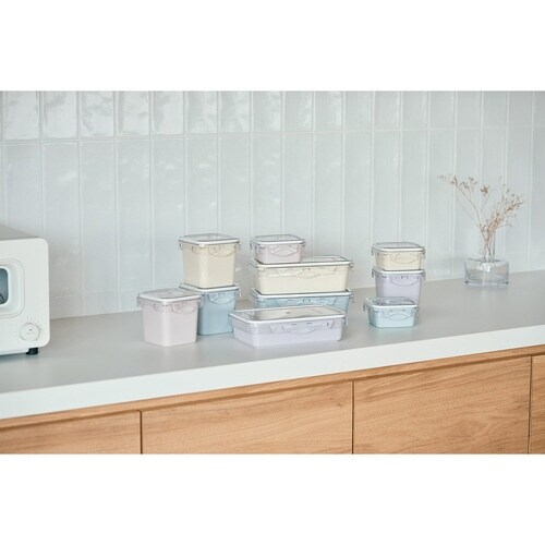 弁当箱 800ml PUSH&PUSH アイボリー