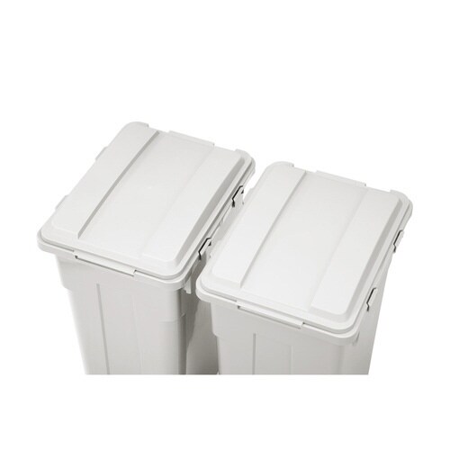 ゴミ箱 33L ホワイトグレー