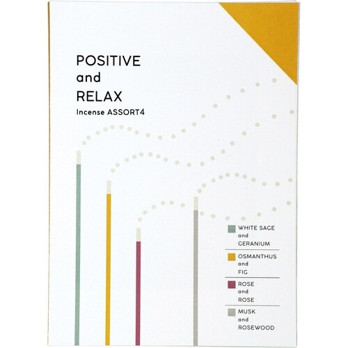 お香 香る線香 アソート ポジティブ×リラックス