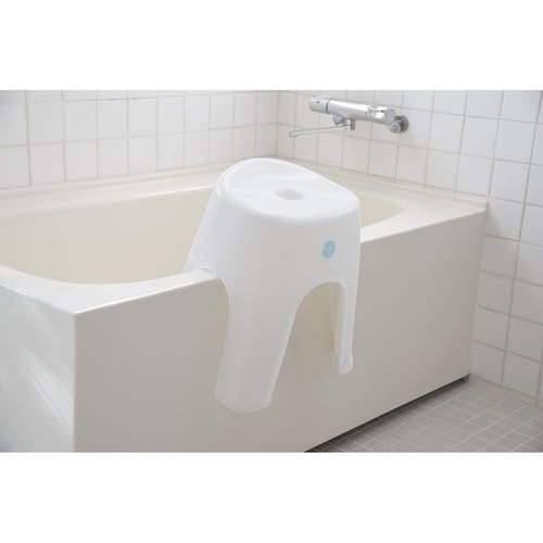 風呂椅子 ミルキーバス 高さ40cm ホワイト